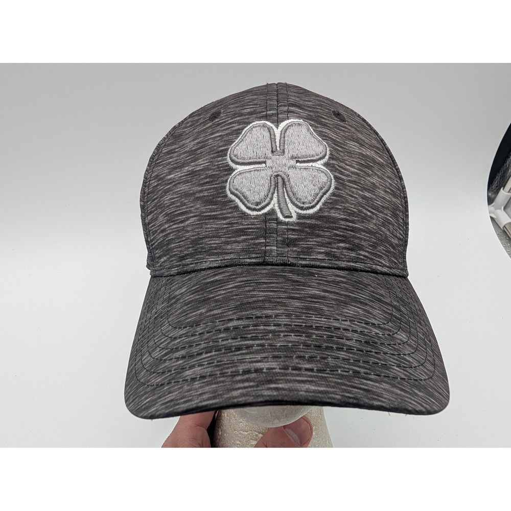 Black Clover Live Lucky Memory Fit Hat L/XL Gray Space Dye Blue Ribbon Awareness